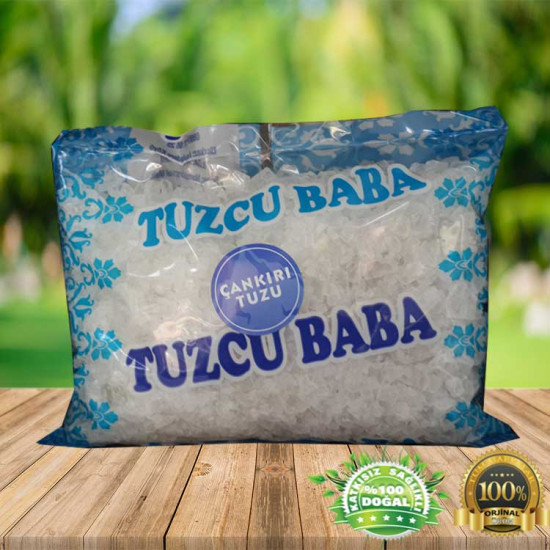 1Kg Doğal Katkısız Bulaşık Makinesi Tuzu